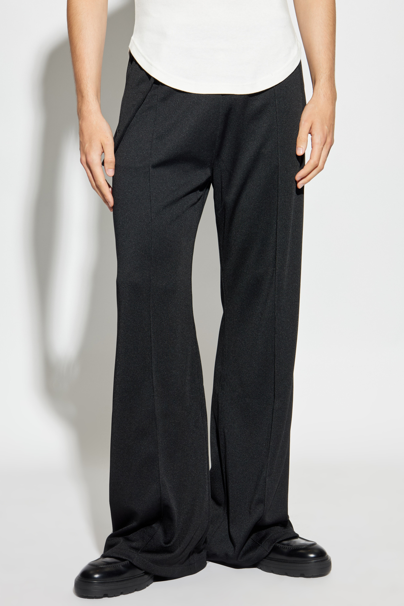Black Pants with logo Courrèges - Vitkac France